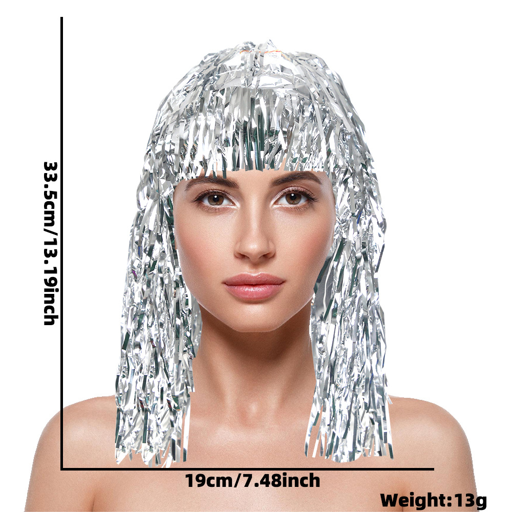 Cosplay Disco Wig Foil Tinsel  - Tinsel Garland Decoration recensione e prezzo