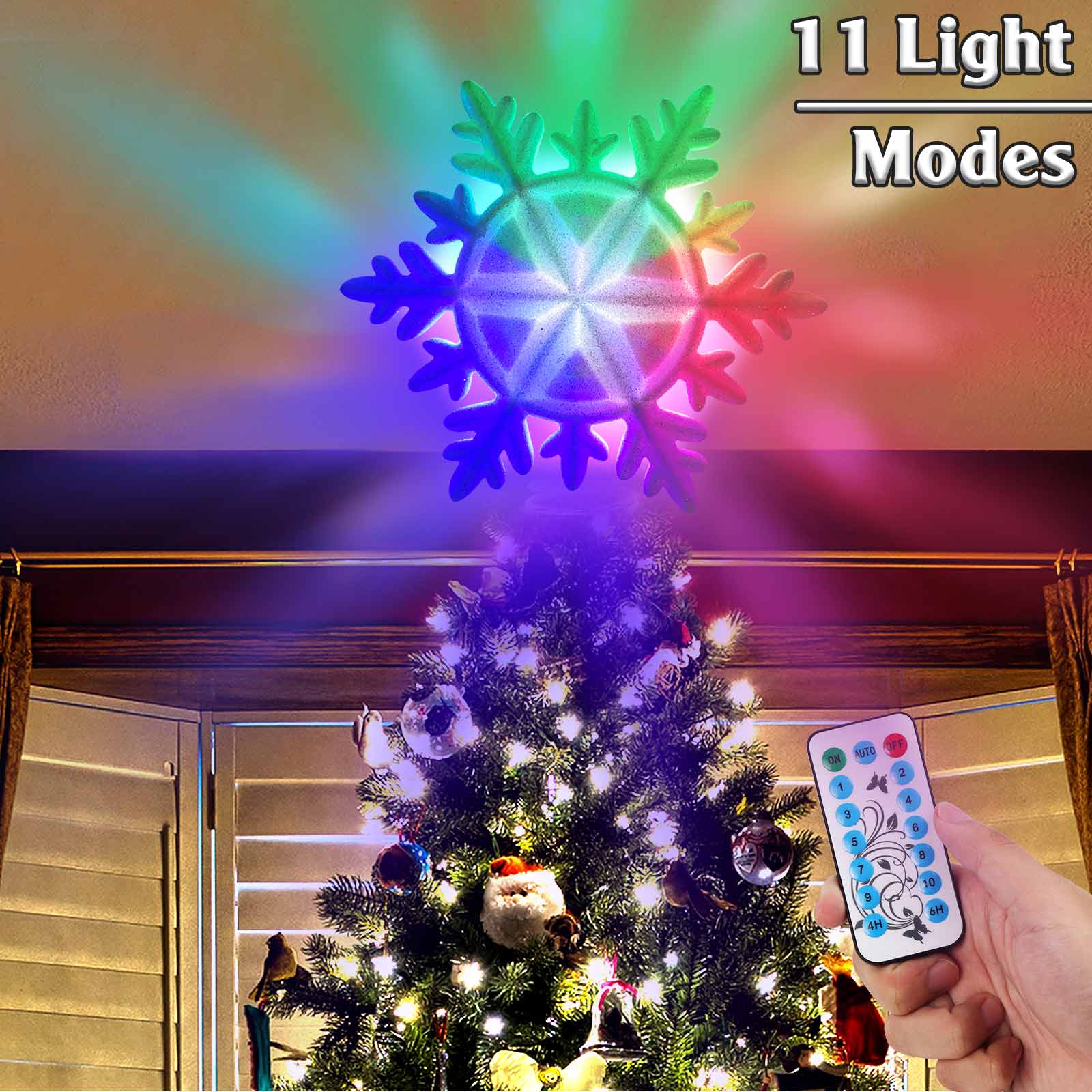 OurWarm Lighted Christmas Tree - Star Tree Topper recensione e prezzo