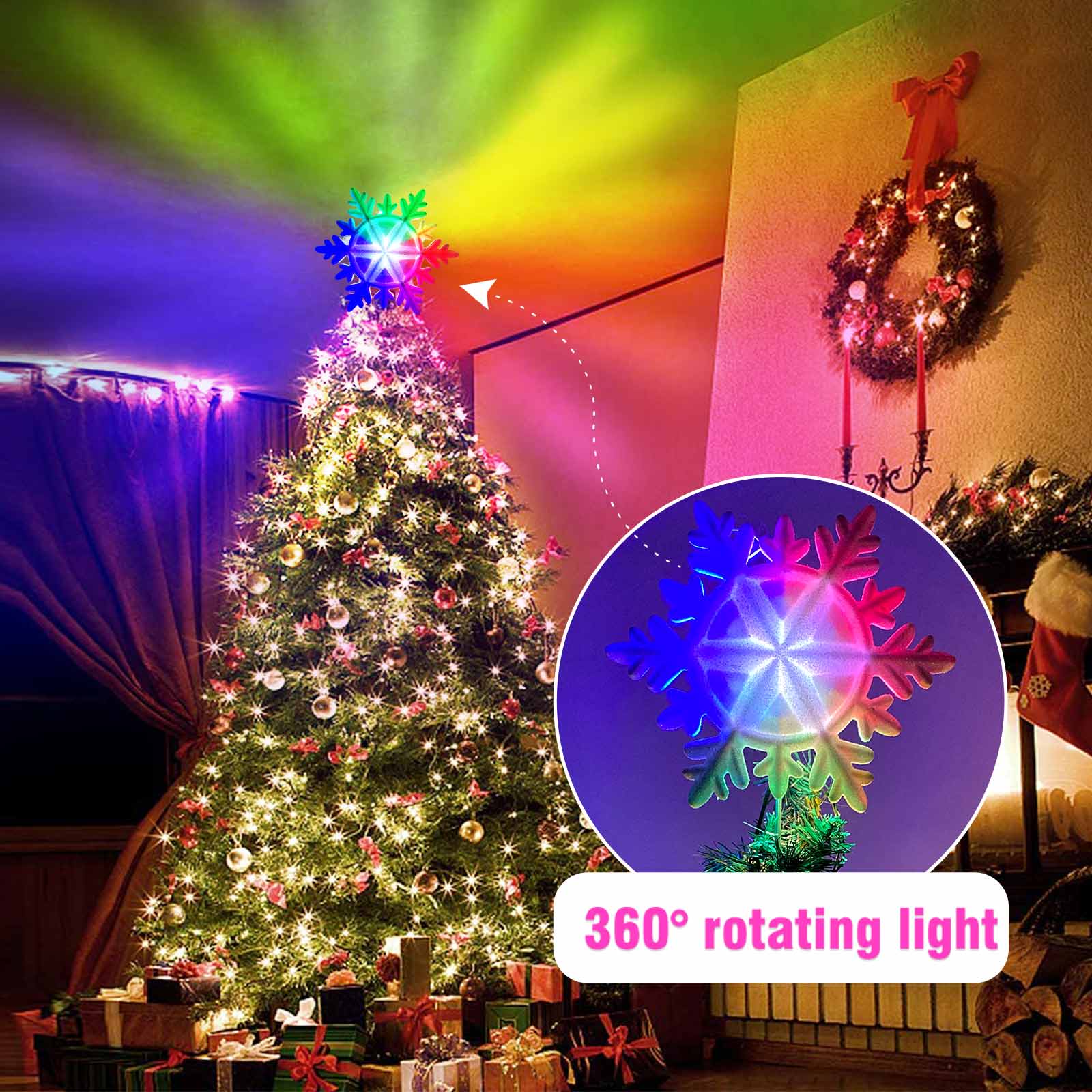 OurWarm Lighted Christmas Tree - Star Tree Topper recensione e prezzo