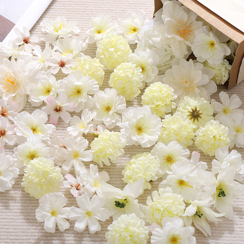 20Pcs Mix White Artificial Flo - Christmas Wreath Fake recensione e prezzo