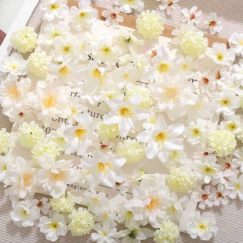 20Pcs Mix White Artificial Flo - Christmas Wreath Fake recensione e prezzo