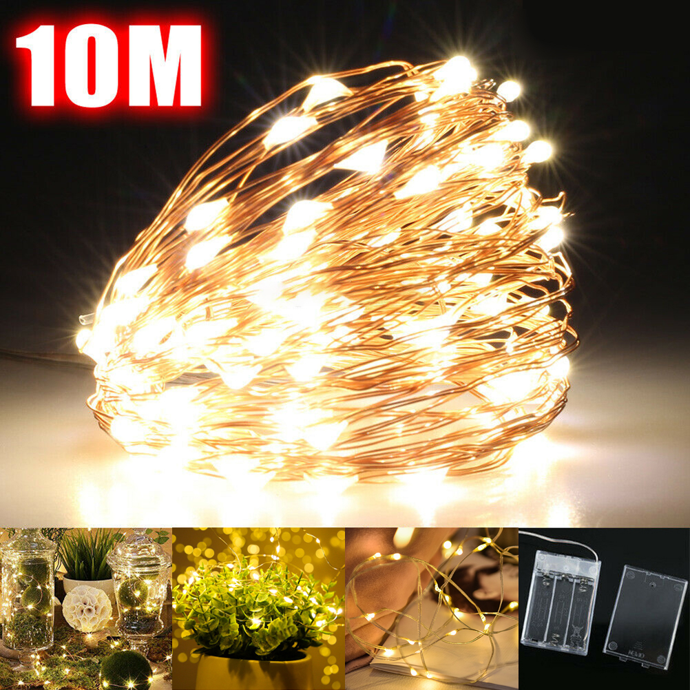 Copper Wire Lamp 10M LED Fairy - Led Fairy String Lights recensione e prezzo
