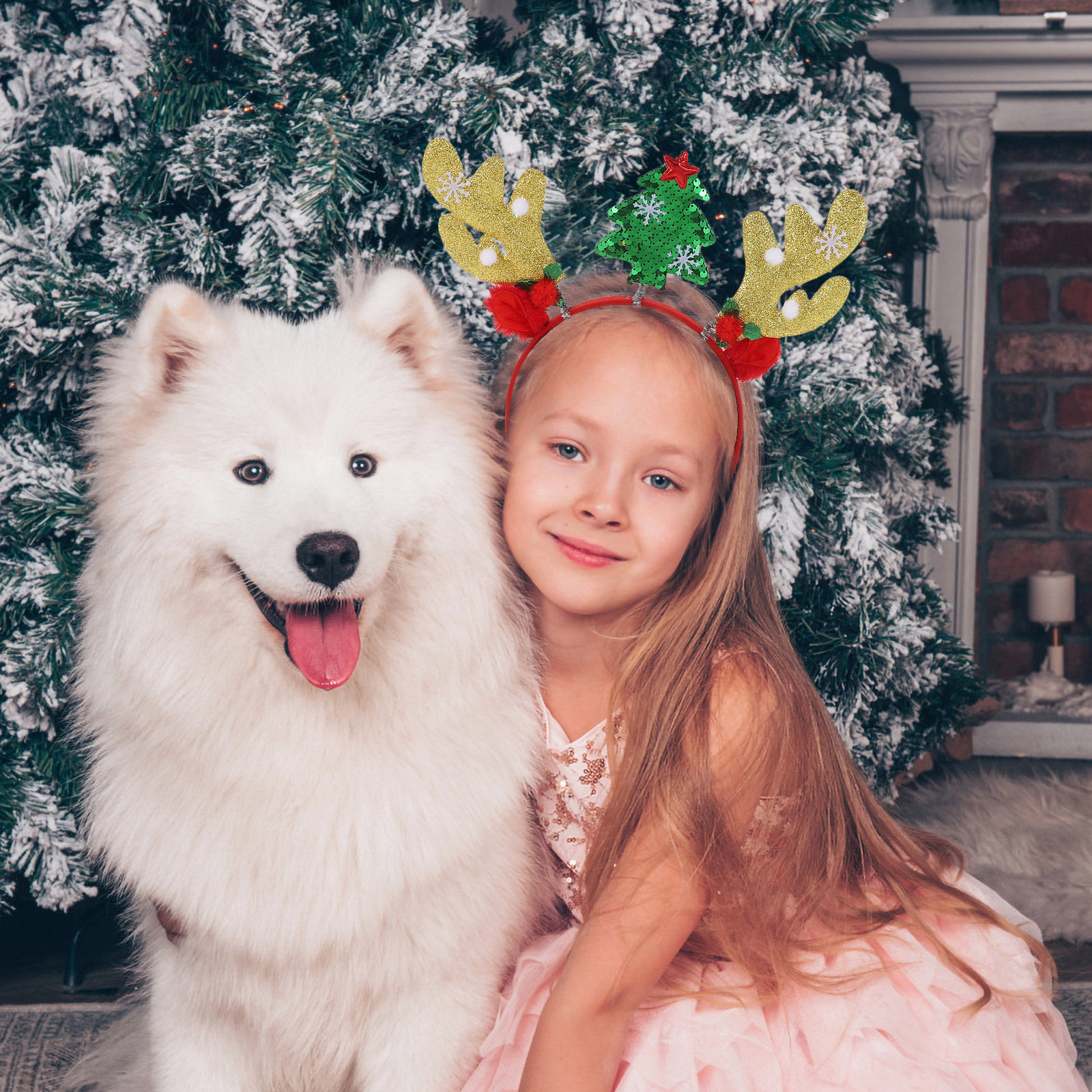 2Pcs Christmas Reindeer Antler - Reindeer Antlers Headband recensione e prezzo