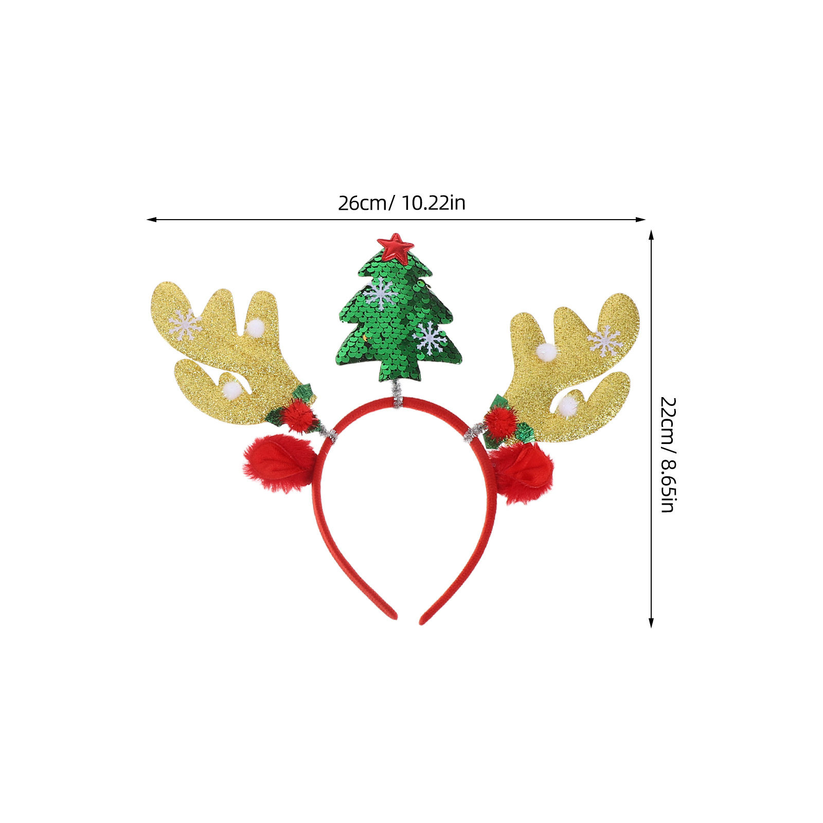 2Pcs Christmas Reindeer Antler - Reindeer Antlers Headband recensione e prezzo