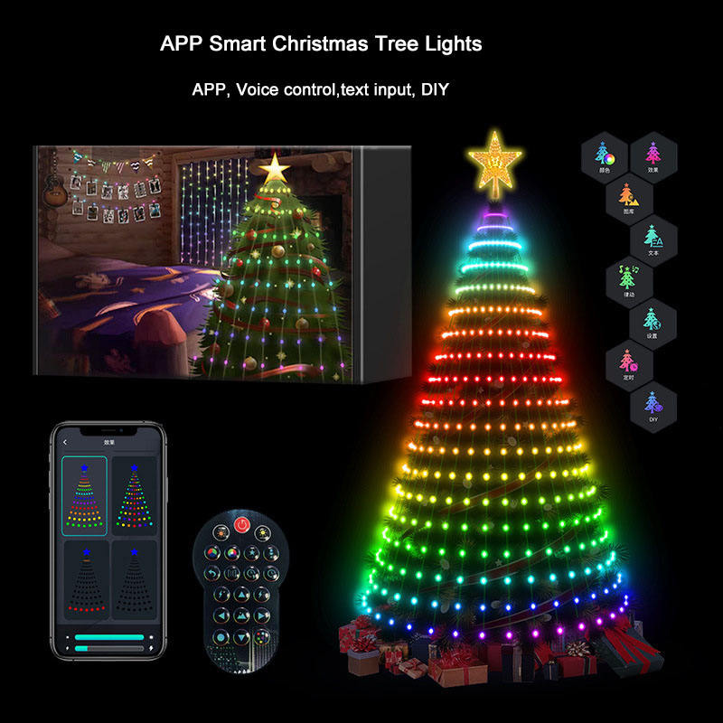 7FT 400LEDs Smart Christmas Tr - Star Tree Topper recensione e prezzo