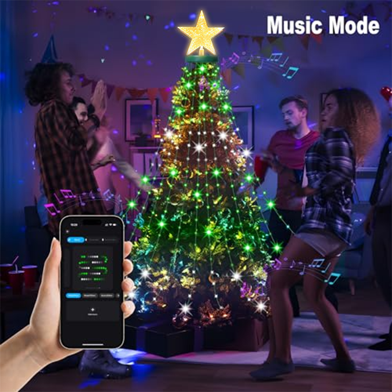 7FT 400LEDs Smart Christmas Tr - Star Tree Topper recensione e prezzo