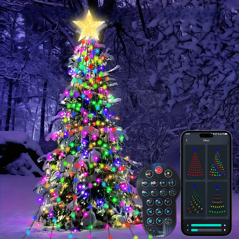 7FT 400LEDs Smart Christmas Tr - Star Tree Topper recensione e prezzo