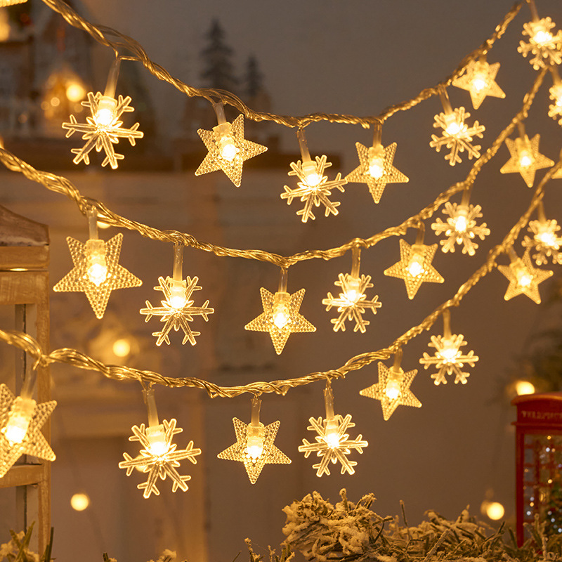 1.5M/3M Snowflake star LED Str - Led Fairy String Lights recensione e prezzo