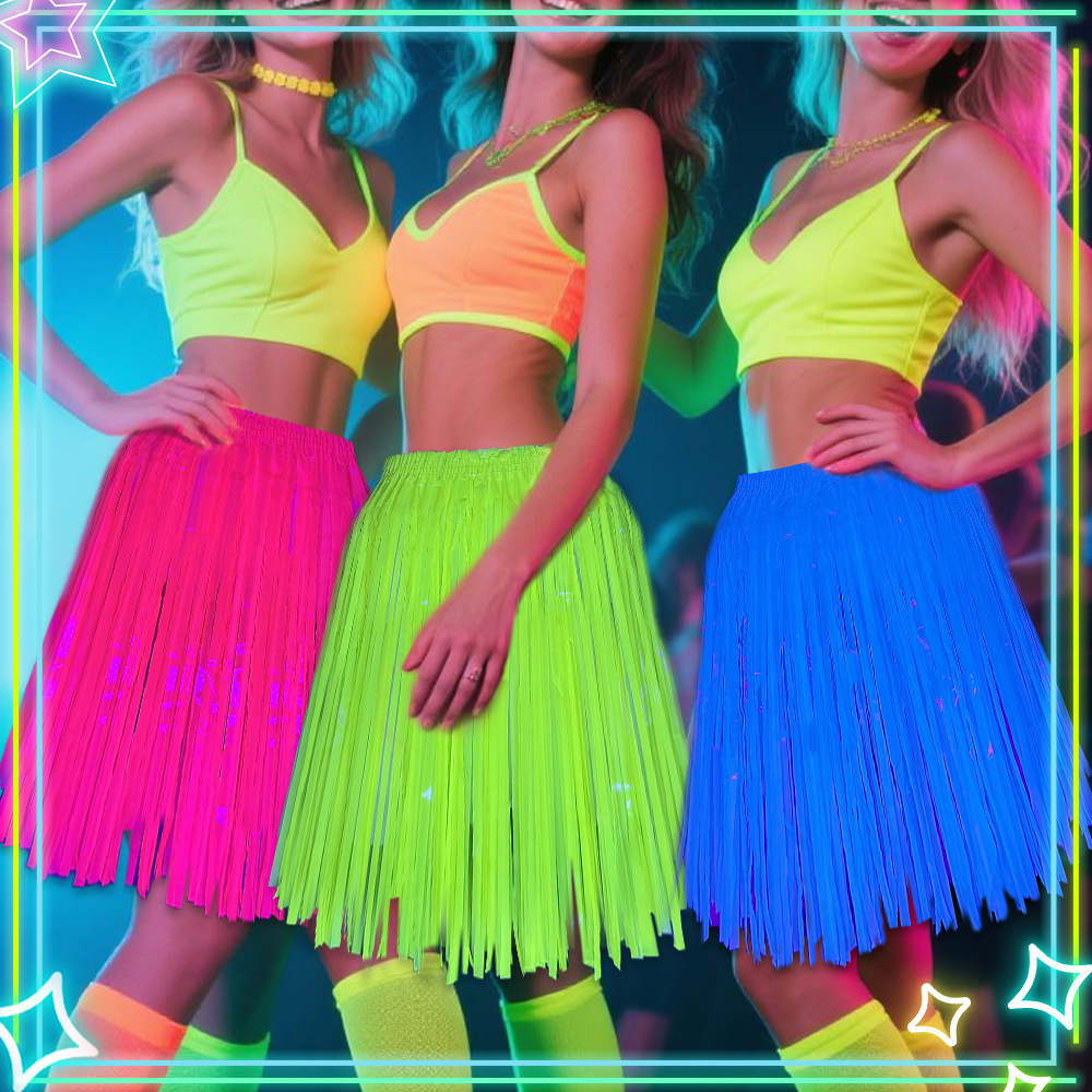 Neon Fluorescent Tinsel Skirt, - Tinsel Garland Decoration recensione e prezzo