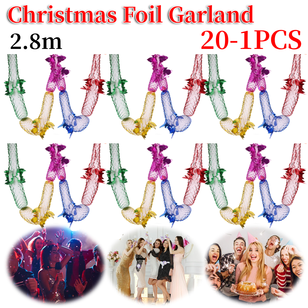 Christmas Foil Garland Ceiling - Tinsel Garland Decoration recensione e prezzo