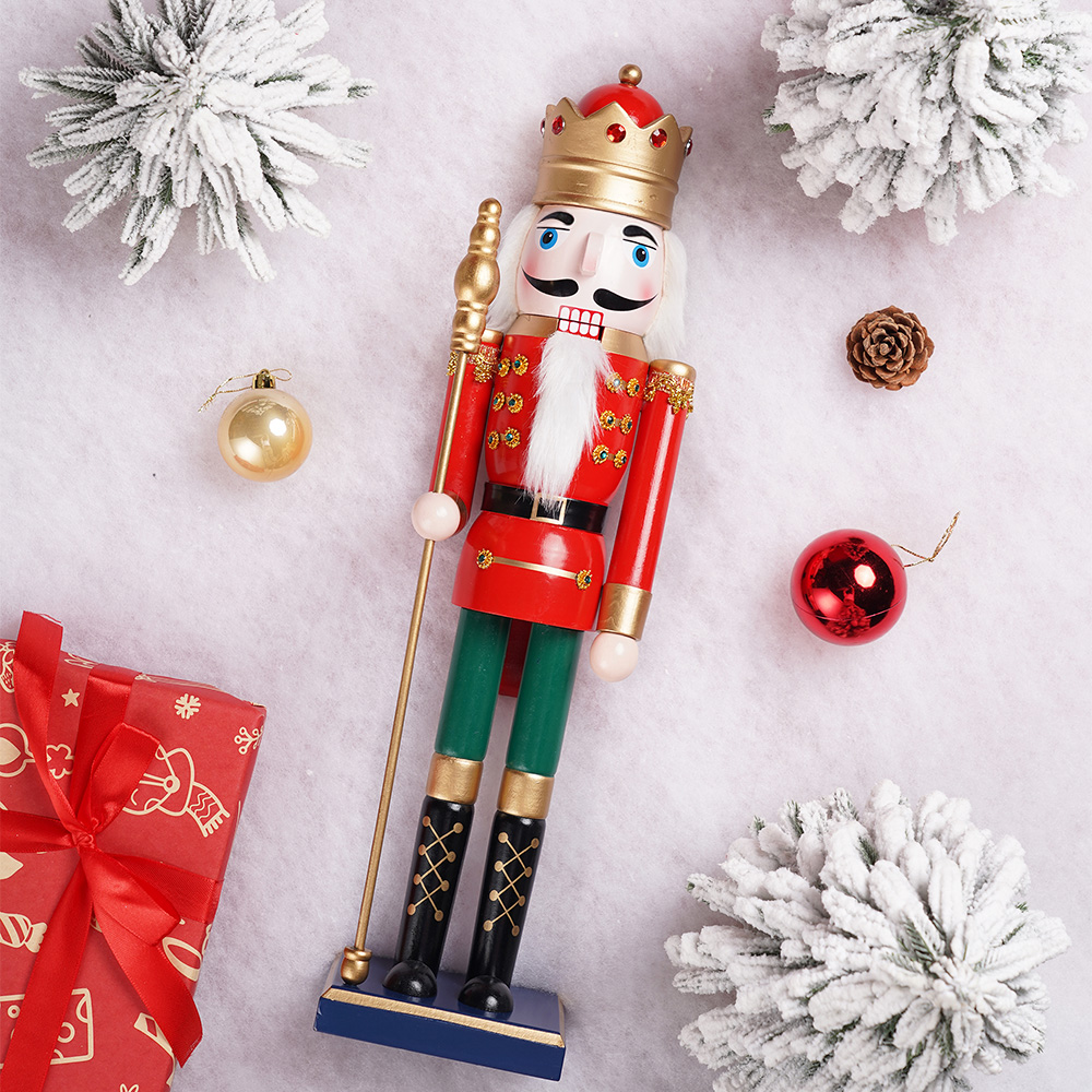 50CM Wooden Nutcracker Doll So - Nutcracker Figurine recensione e prezzo
