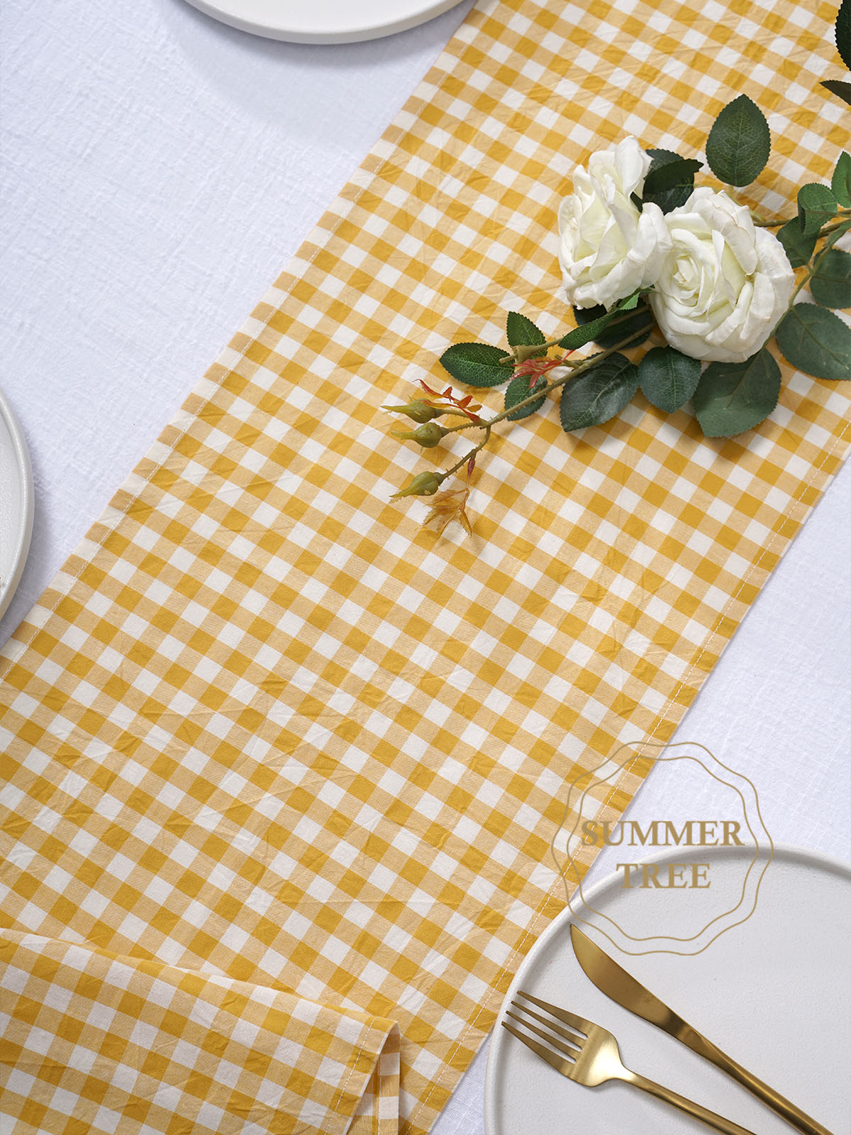 Rustic Plaid Cotton Table Runn - Christmas Throw Blanket recensione e prezzo