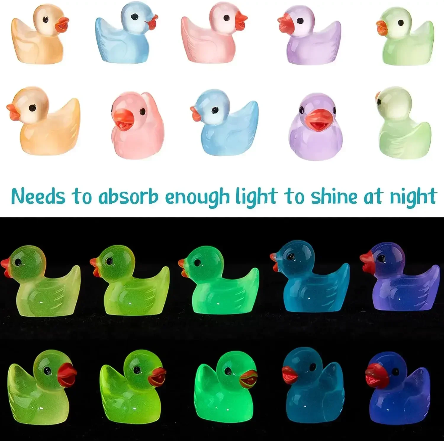500-50pcs Luminous Mini Ducks  - Nutcracker Figurine recensione e prezzo
