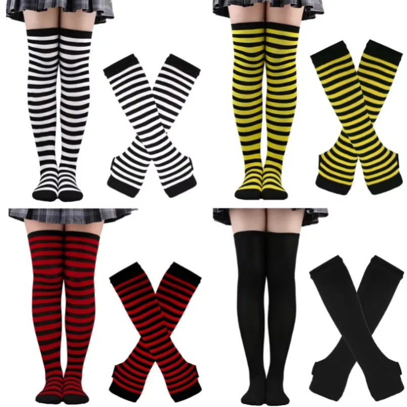 Women Thigh High Socks Arm Sle - Christmas Stocking Hanging recensione e prezzo
