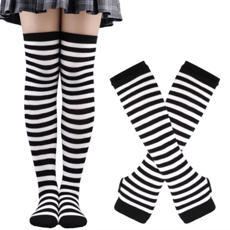 Women Thigh High Socks Arm Sle - Christmas Stocking Hanging recensione e prezzo