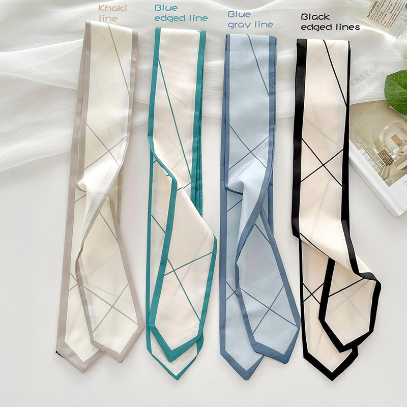 Versatile silk scarf, thin, lo - Ribbon Bow Gift recensione e prezzo