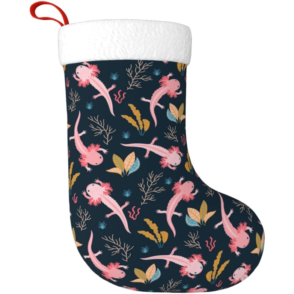 Cute Axolotl Christmas Stockin - Christmas Stocking Hanging recensione e prezzo