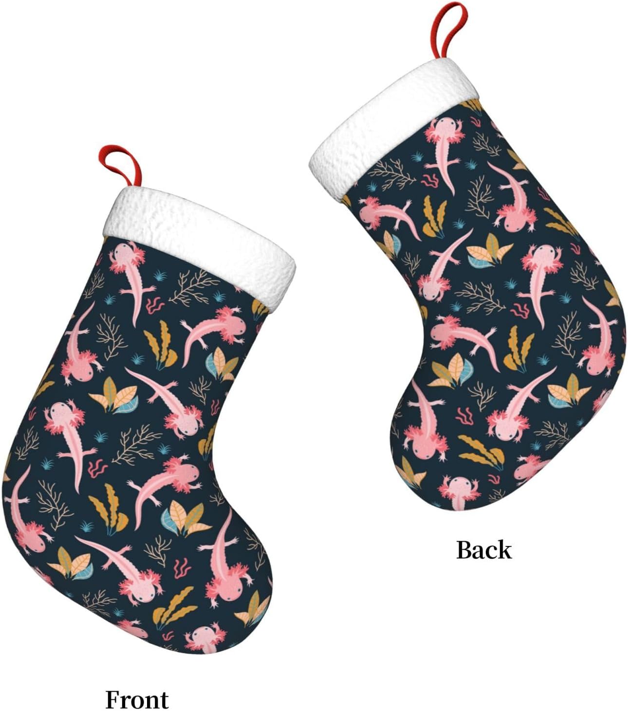 Cute Axolotl Christmas Stockin - Christmas Stocking Hanging recensione e prezzo