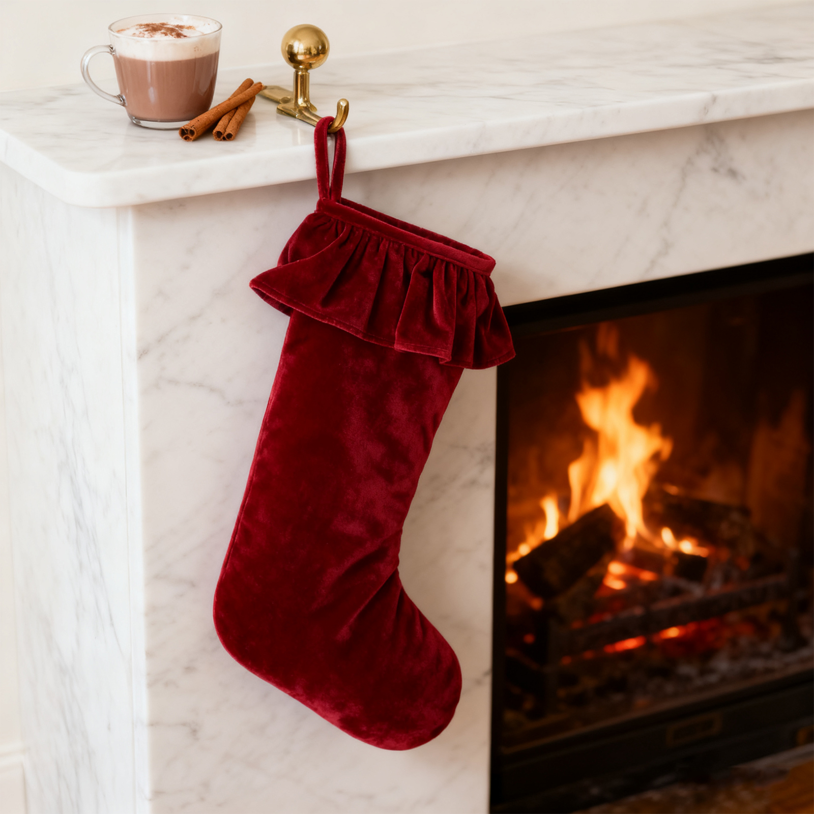 Velvet Christmas Stocking Holi - Christmas Stocking Hanging recensione e prezzo