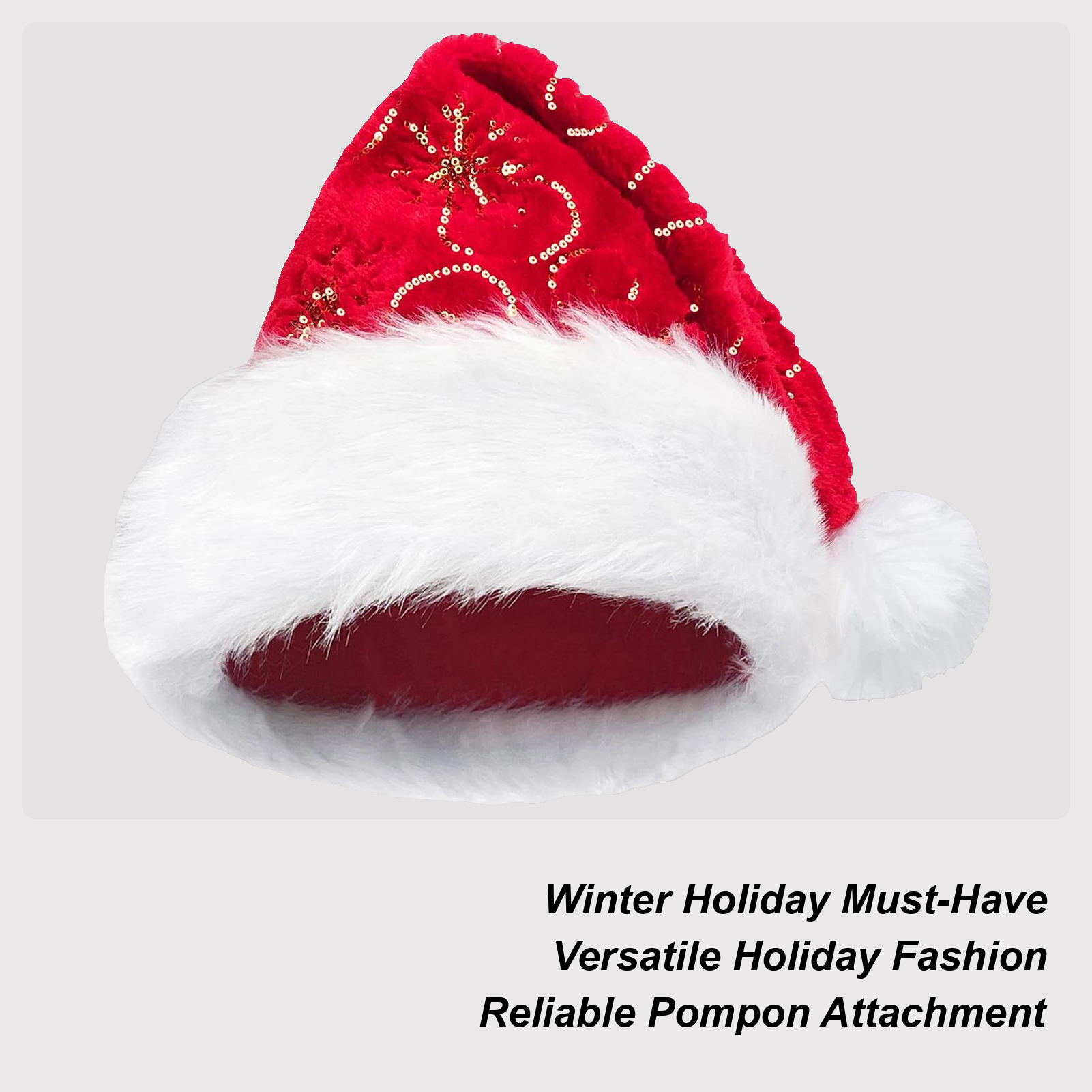 Plush Christmas Hat Portable W - Santa Hat Plush recensione e prezzo