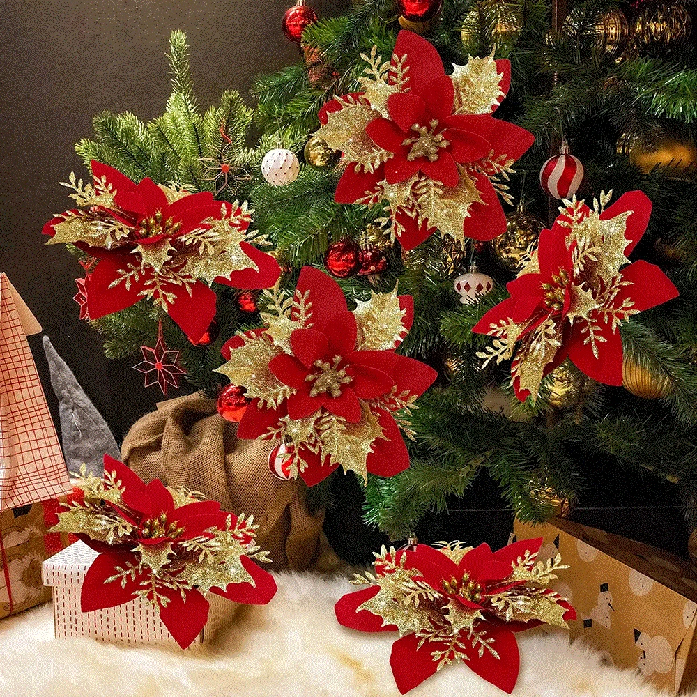 9cm Glitter Artifical Christma - Christmas Wreath Fake recensione e prezzo