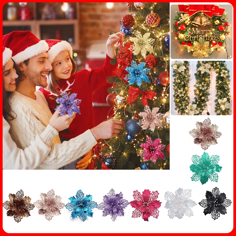 9cm Glitter Artifical Christma - Christmas Wreath Fake recensione e prezzo