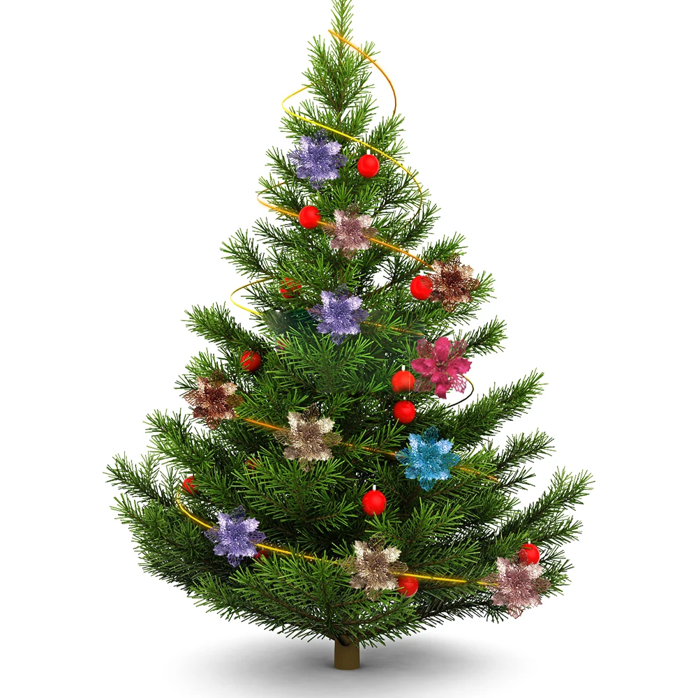 9cm Glitter Artifical Christma - Christmas Wreath Fake recensione e prezzo