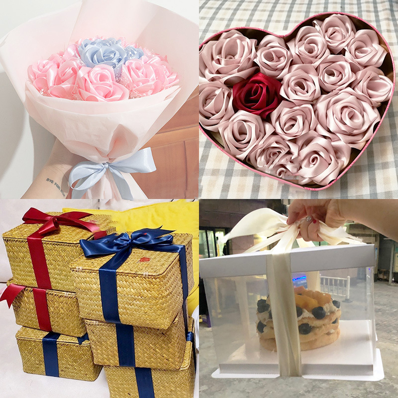 1Roll Satin Ribbon 4cm 25Yards - Ribbon Bow Gift recensione e prezzo