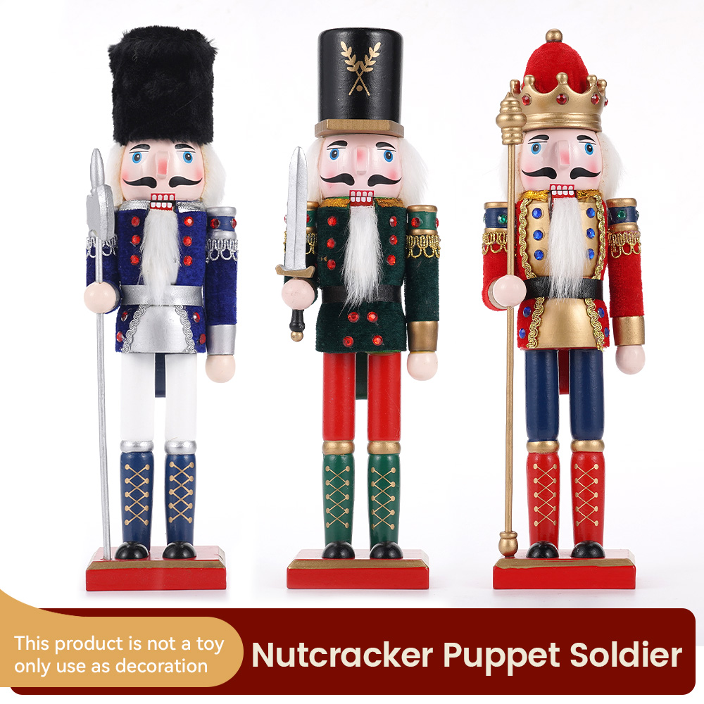 30cm Christmas Nutcracker Wood - Nutcracker Figurine recensione e prezzo