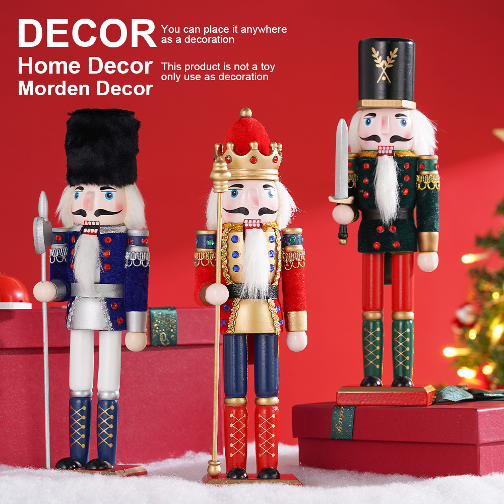 30cm Christmas Nutcracker Wood - Nutcracker Figurine recensione e prezzo