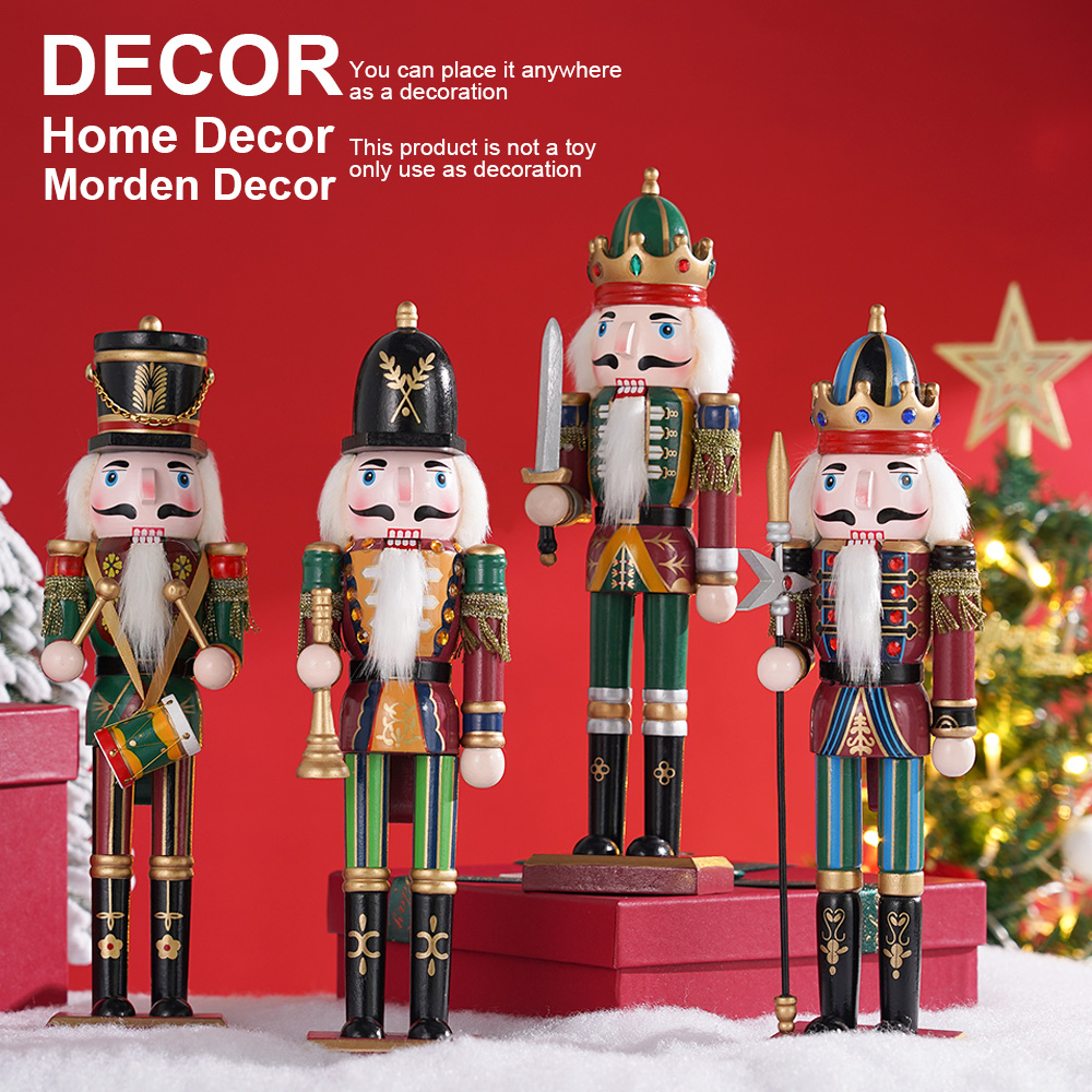 30CM Wooden Nutcracker Christm - Nutcracker Figurine recensione e prezzo