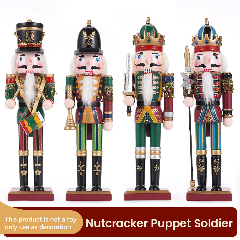 30CM Wooden Nutcracker Christm - Nutcracker Figurine recensione e prezzo