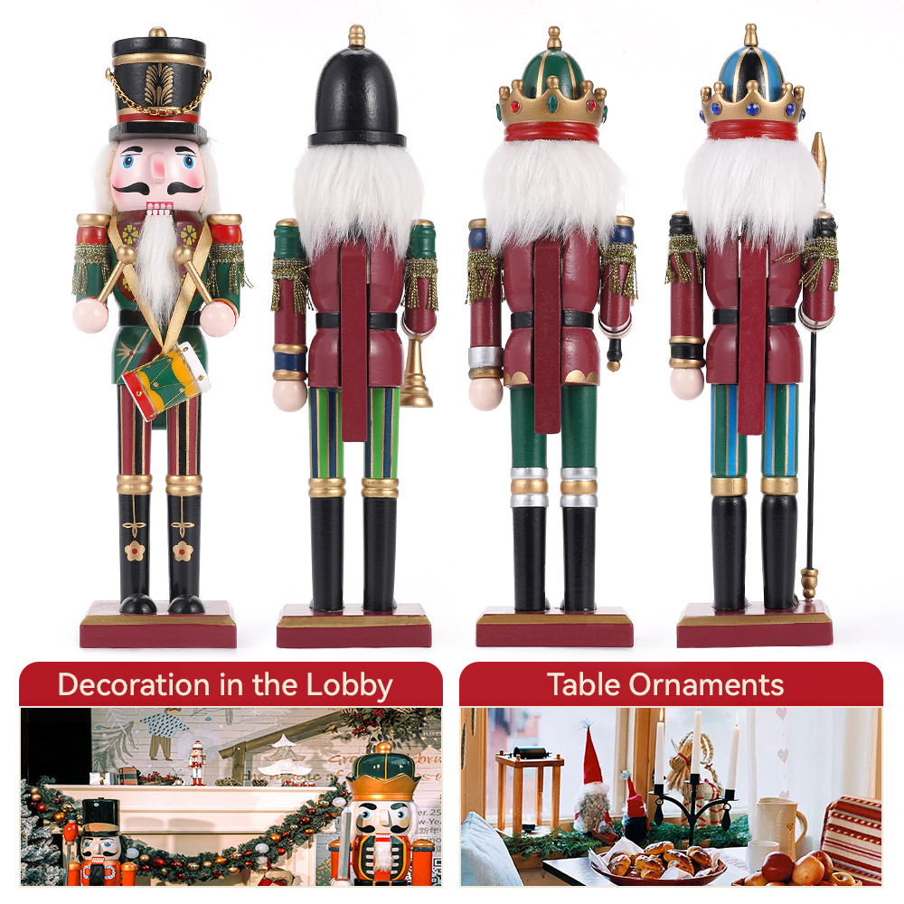 30CM Wooden Nutcracker Christm - Nutcracker Figurine recensione e prezzo