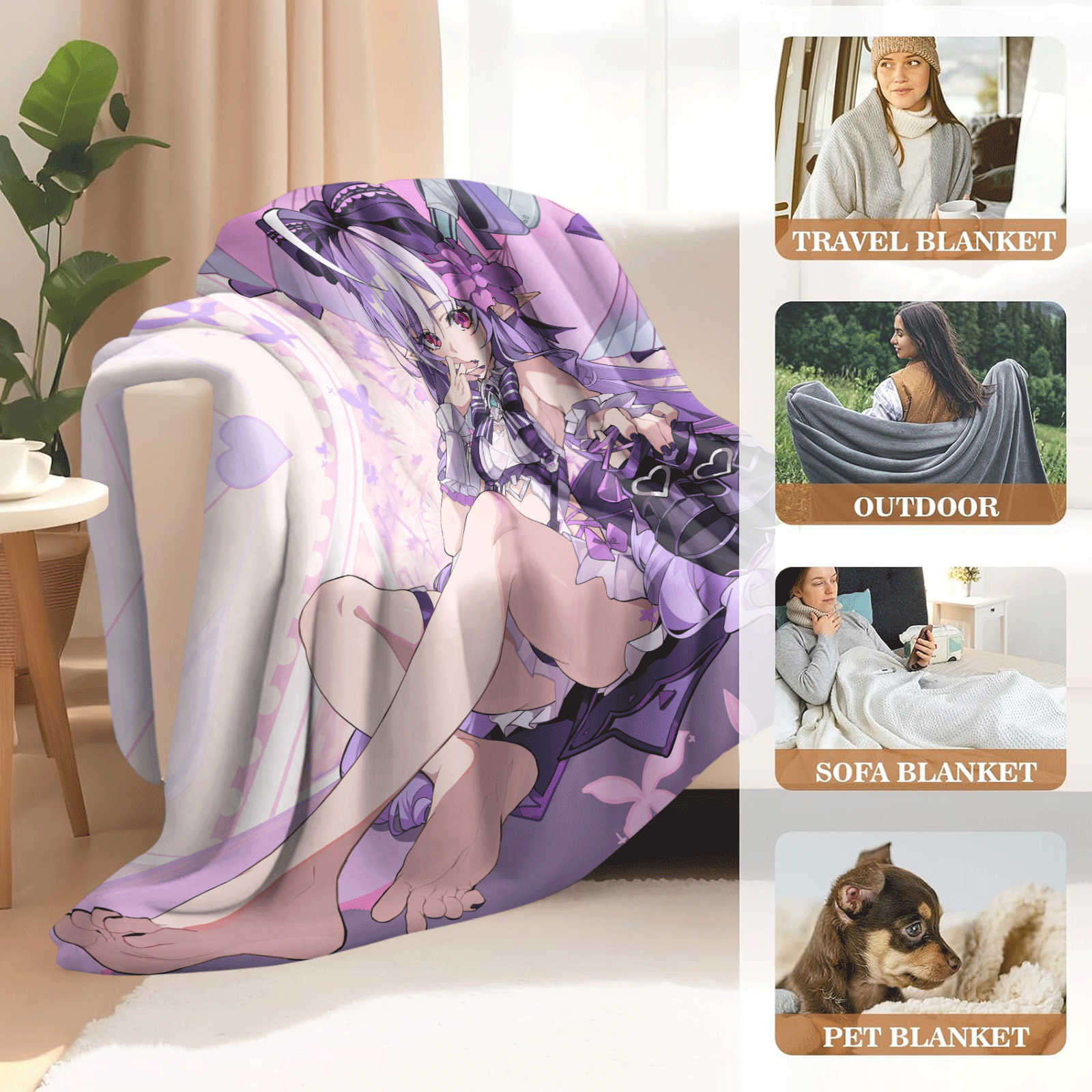 Cartoon Zenless Zone Zero  Fla - Christmas Throw Blanket recensione e prezzo