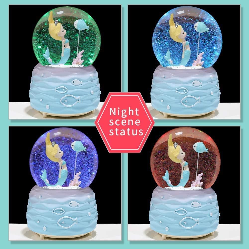 Mermaid Snow Globe Music Box w - Snow Globe Musical recensione e prezzo