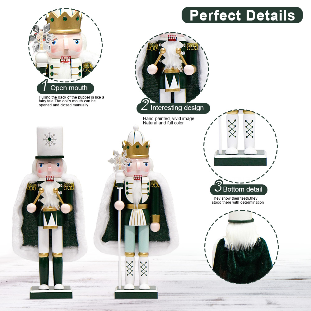 30CM Nutcracker snowflake cape - Nutcracker Figurine recensione e prezzo