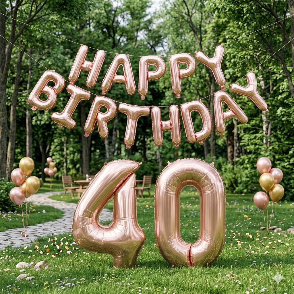 Happy Birthday 32Inch Number F - Tinsel Garland Decoration recensione e prezzo