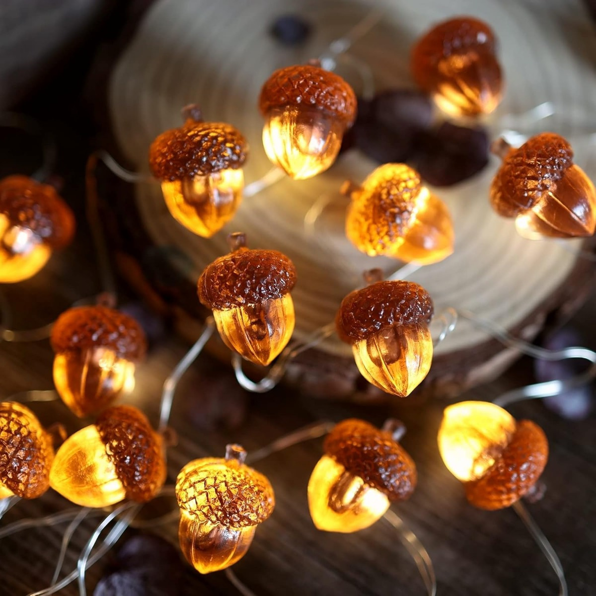30 LEDs Acorn String Lights Th - Led Fairy String Lights recensione e prezzo