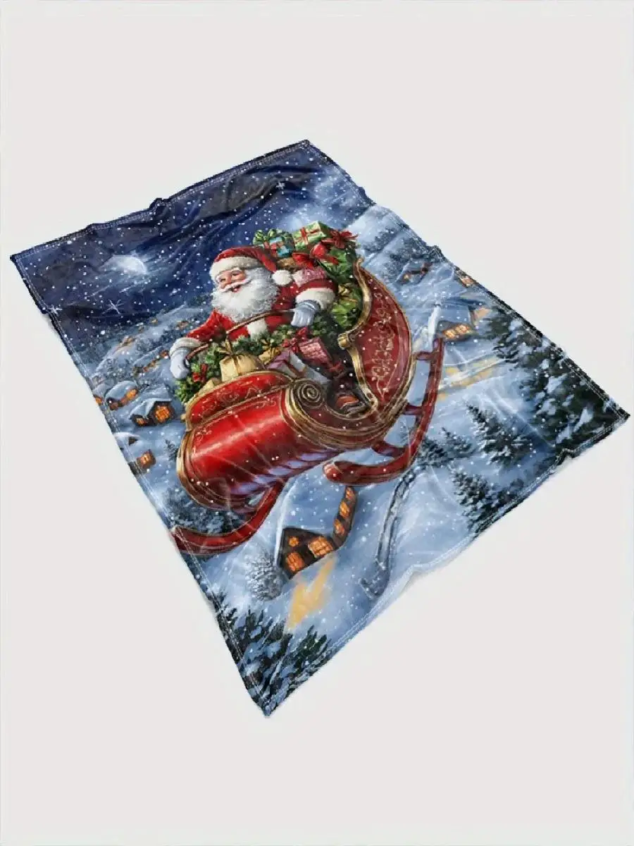Santas Sleigh GiftFilled Winte - Christmas Throw Blanket recensione e prezzo