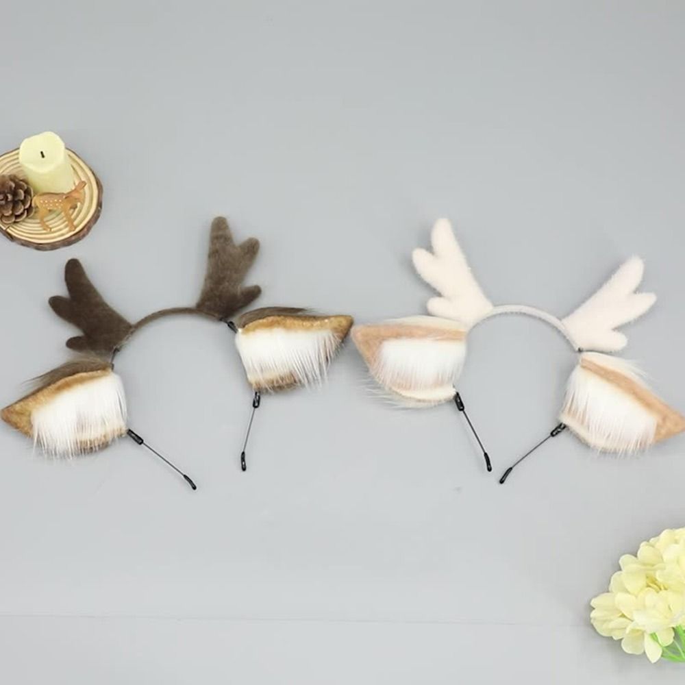 Deer Ears Reindeer Antler Head - Reindeer Antlers Headband recensione e prezzo