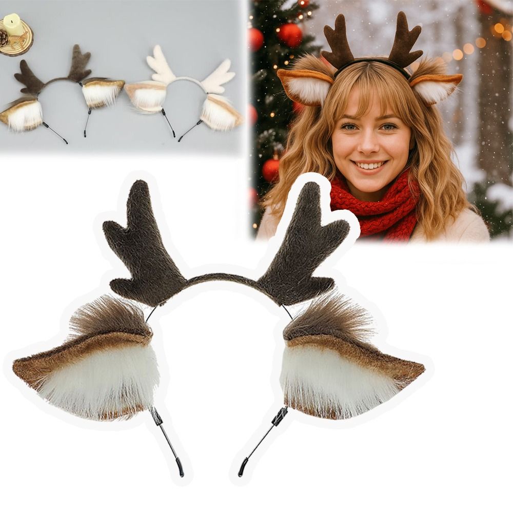 Deer Ears Reindeer Antler Head - Reindeer Antlers Headband recensione e prezzo