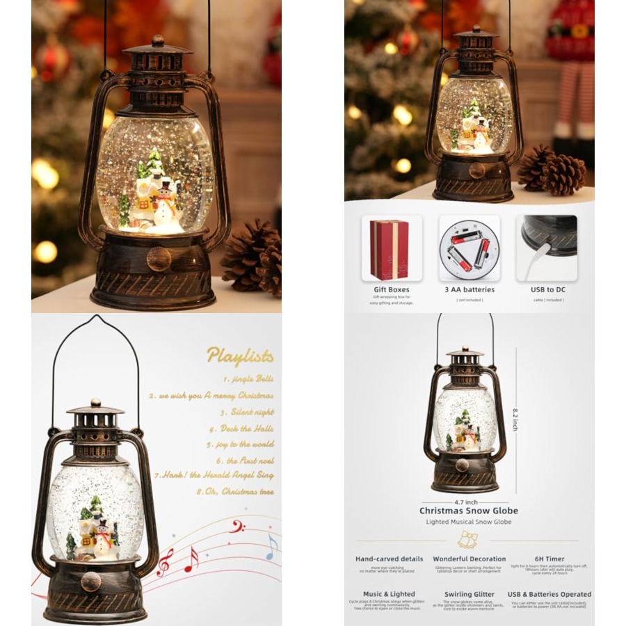 Christmas Decorations Snow Glo - Snow Globe Musical recensione e prezzo