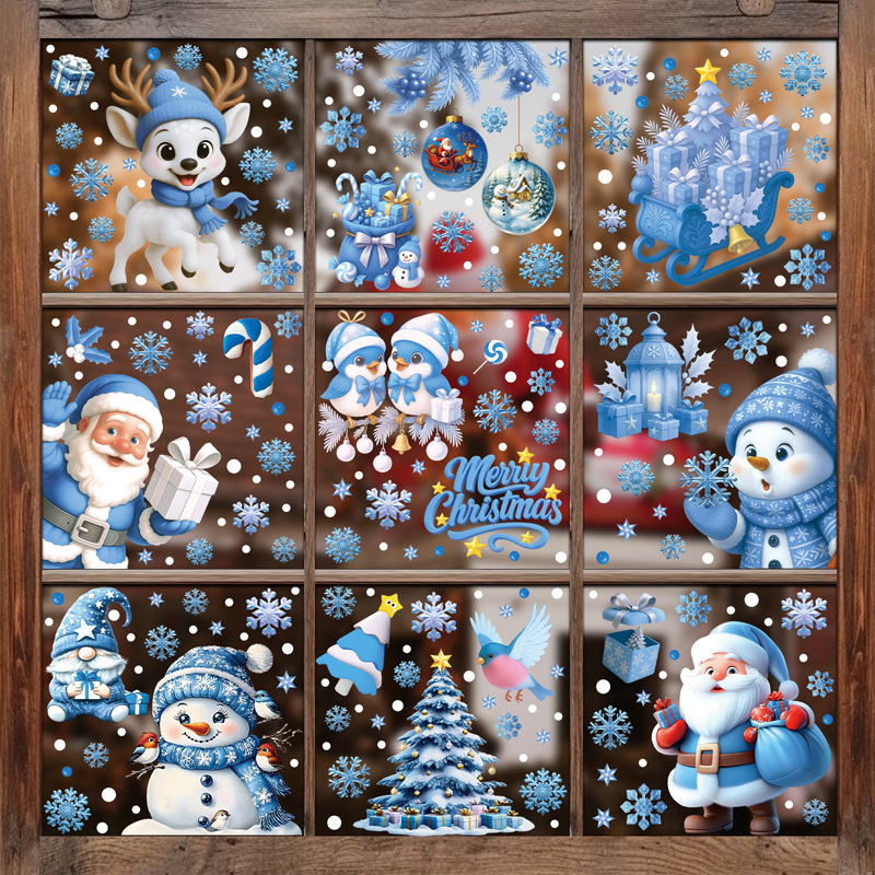 1Set Christmas Snowflake Windo - Snowflake Window Decal recensione e prezzo