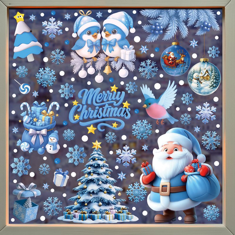 1Set Christmas Snowflake Windo - Snowflake Window Decal recensione e prezzo