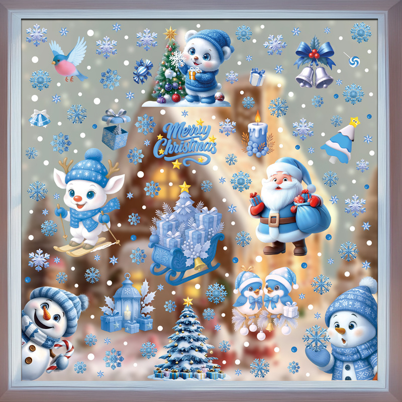 1Set Christmas Snowflake Windo - Snowflake Window Decal recensione e prezzo
