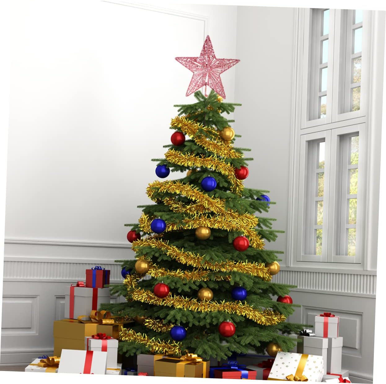 Christmas Pink Pentagon Top St - Star Tree Topper recensione e prezzo