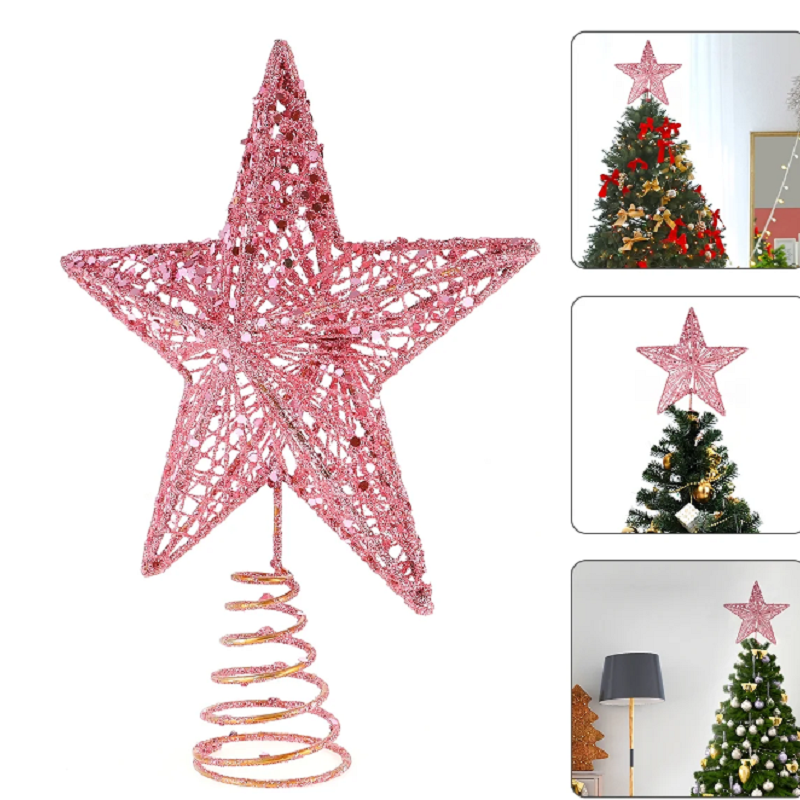 Christmas Pink Pentagon Top St - Star Tree Topper recensione e prezzo