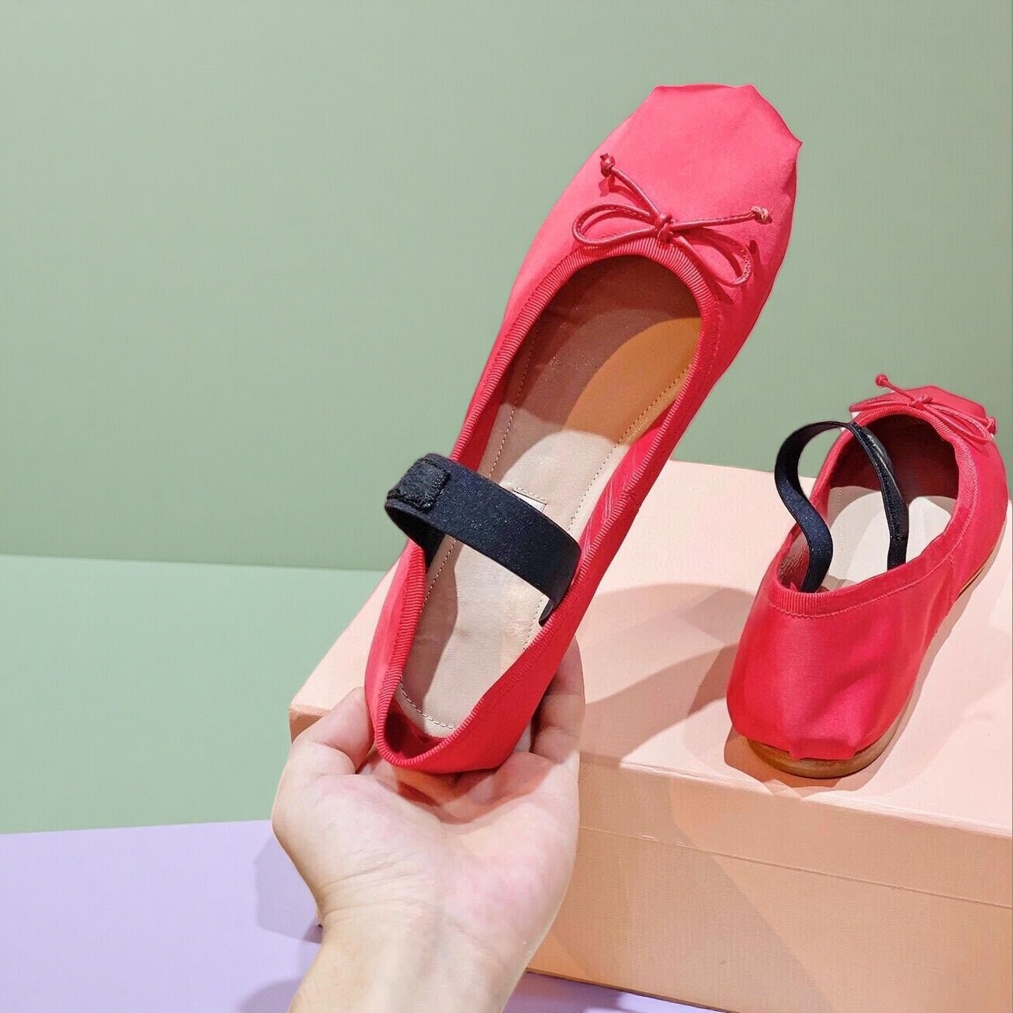 Luxury Ballet Flats, Women's P - Ribbon Bow Gift recensione e prezzo
