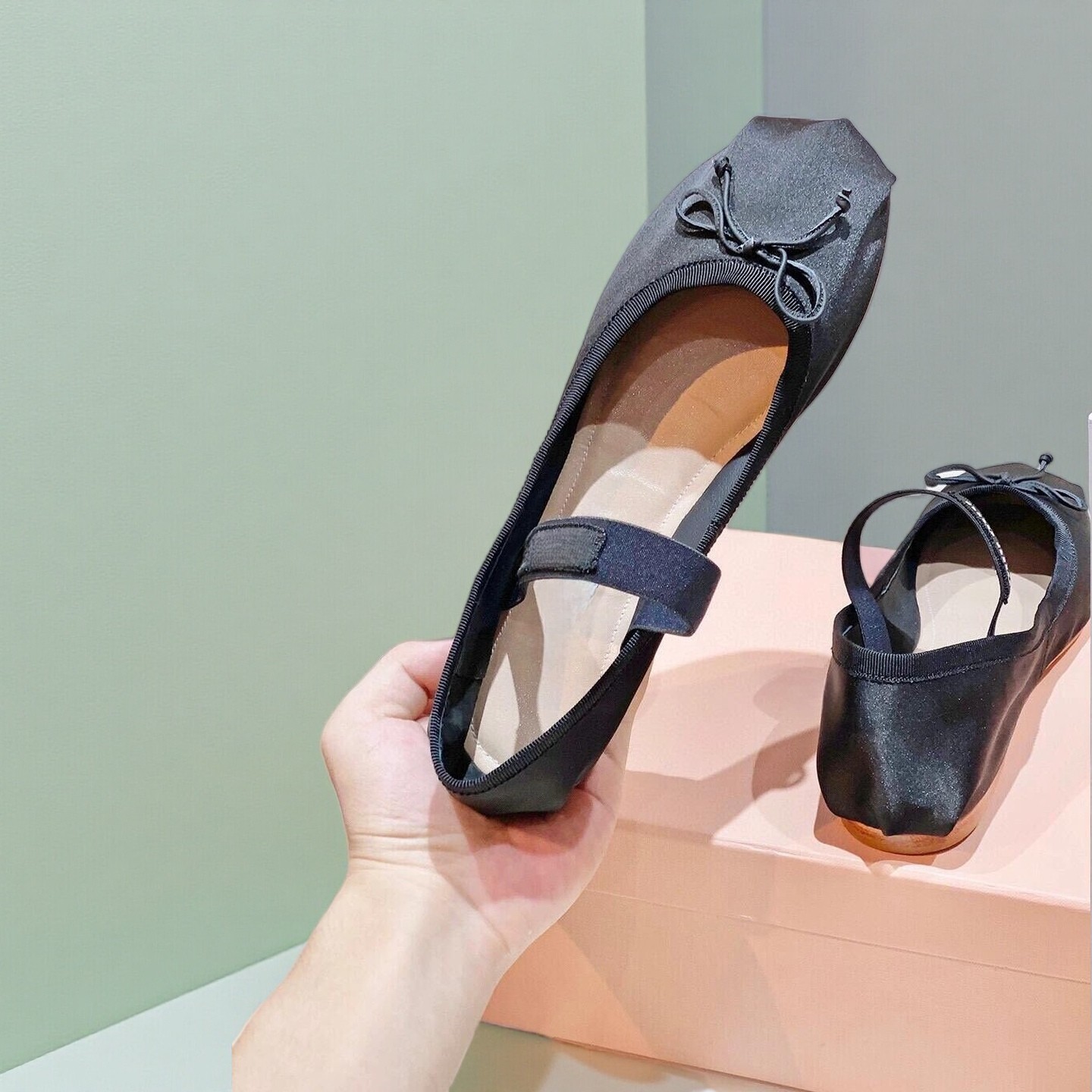 Luxury Ballet Flats, Women's P - Ribbon Bow Gift recensione e prezzo