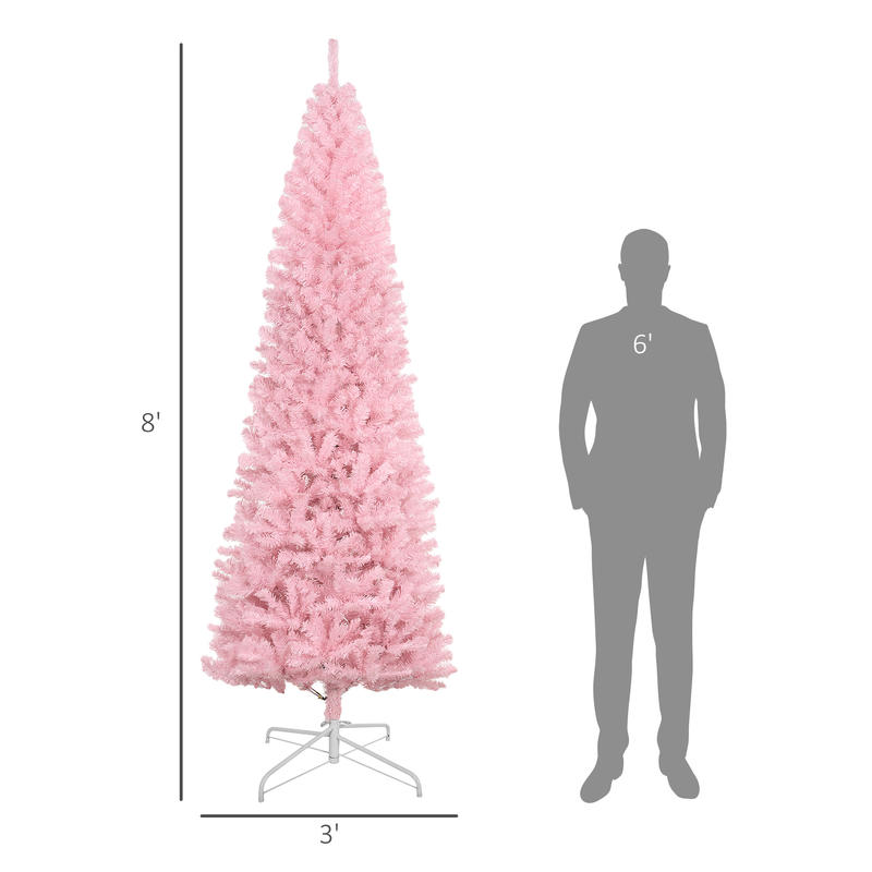 HOMCOM 8' Artificial Christmas - Christmas Tree Artificial recensione e prezzo